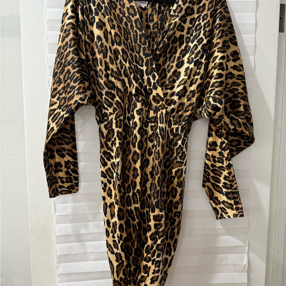 Rare Vintage Maggy London Animal Print Dress
